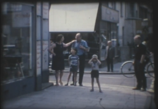 Outside 56 Cowley Road, Meteor Cleaners, in about 1972. The lady on the left is Lilian Cadle who was manageress of the dry cleaners from 1962 to1975(?) She lived above the shop with her husband Richard (Dick) Cadle who was a tool maker at Pressed Steel Fisher . The other people are their son and his children, plus a few passers by and a costumer. The shop behind, on the opposite corner of Circus Street with the awning is 54 Cowley Road which at the time was a gentleman's outfitter.